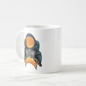 Astronaut-Kontrolle Kaffeetasse (Vorderseite Links)