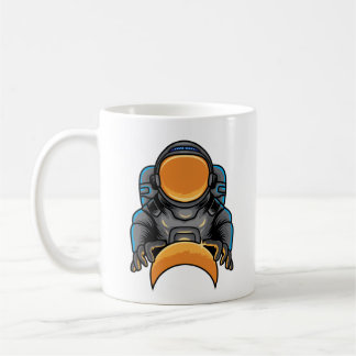 Astronaut-Kontrolle Kaffeetasse