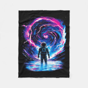 Astronaut Kosmischer Weltraum Galaxie Wissenschaft Fleecedecke