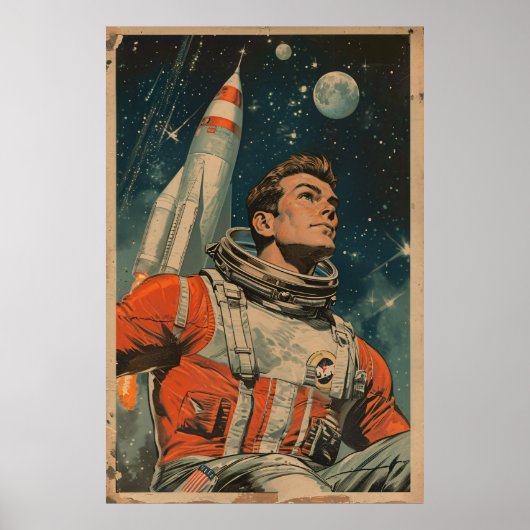 Astronaut Kunstmuseum Kunstvoll Kunst, Dichtung un Poster (Vorne)