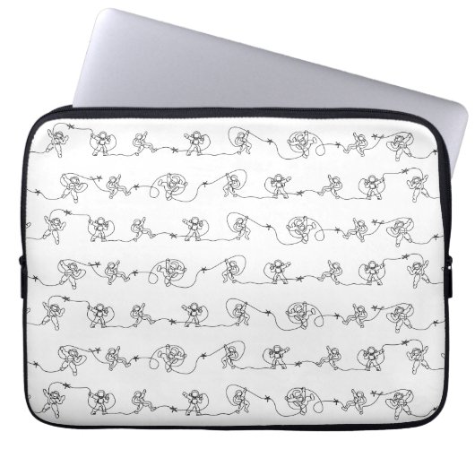 Astronaut Laptop Sleeve (Vorderseite)