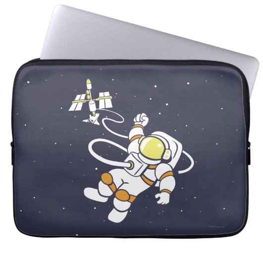 Astronaut Laptopschutzhülle (Vorderseite)
