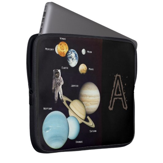 Astronaut Laptopschutzhülle (Vorne Rechts)