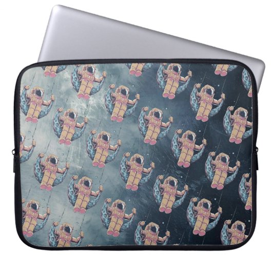Astronaut Laptopschutzhülle (Vorderseite)