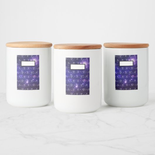 Astronaut Lebensmitteletikett (Flaschen)