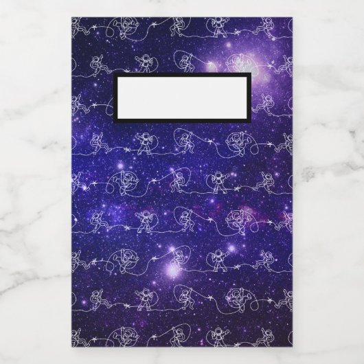 Astronaut Lebensmitteletikett (Einzelnes Label)