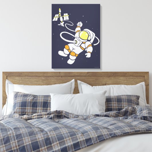 Astronaut Leinwanddruck (Insitu (Schlafzimmer))