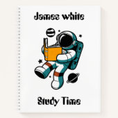 Astronaut lesen: Lernen ohne Gravitation Notizblock (Vorderseite)
