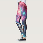 Astronaut Liebe Galaxy Print Leggings (Links)
