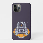 Astronaut-Liebe-Kaffee Case-Mate iPhone Hülle (Rückseite)
