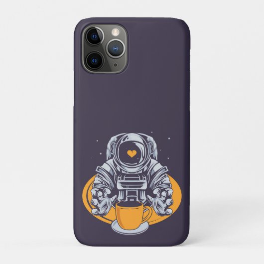 Astronaut-Liebe-Kaffee Case-Mate iPhone Hülle (Rückseite)