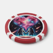 Astronaut Liebe Poker Chip (Einzeln)