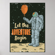 Astronaut Ließ die Adventure Begin Man Höhle