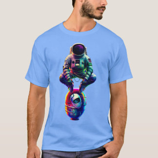 Astronaut macht Squat Dance Astronaut in Russland T-Shirt