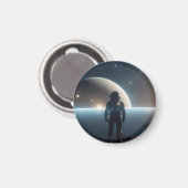 Astronaut Magnet (Vorderseite/Rückseite)
