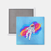Astronaut Magnet (Vorderseite/Rückseite)