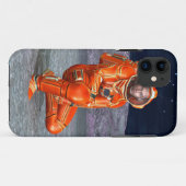 Astronaut Mars Space Explorer auf Alien Planet Case-Mate iPhone Hülle (Rückseite (Horizontal))