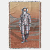 Astronaut Mars - Space Explorer auf Alien Planet Decke (Vorderseite Vertikal)