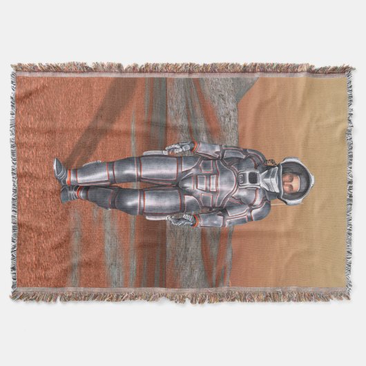 Astronaut Mars - Space Explorer auf Alien Planet Decke (Vorderseite)