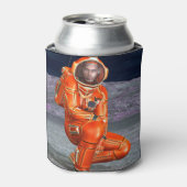 Astronaut Mars Space Explorer auf Alien Planet Dosenkühler (Kanne Vorderseite)