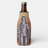 Astronaut Mars Space Explorer auf Alien Planet Flaschenkühler (Flaschenvorderseite)