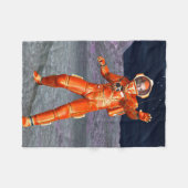 Astronaut Mars Space Explorer auf Alien Planet Fleecedecke (Vorderseite (Horizontal))
