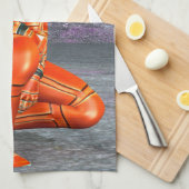 Astronaut Mars Space Explorer auf Alien Planet Handtuch (Viertel Falte)