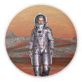 Astronaut Mars Space Explorer auf Alien Planet Keramikknauf (Vorderseite)