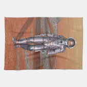 Astronaut Mars - Space Explorer auf Alien Planet Küchentuch (Horizontal)