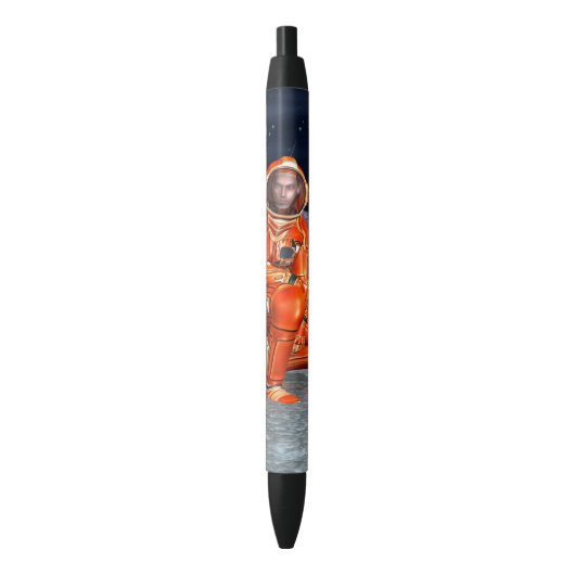 Astronaut Mars Space Explorer auf Alien Planet Kugelschreiber (Vorderseite Vertikal)