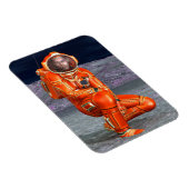 Astronaut Mars Space Explorer auf Alien Planet Magnet (Rechte Seite)