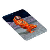 Astronaut Mars Space Explorer auf Alien Planet Magnet (Rechte Seite)