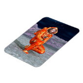 Astronaut Mars Space Explorer auf Alien Planet Magnet (Linke Seite)