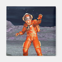 Astronaut Mars Space Explorer auf Alien Planet