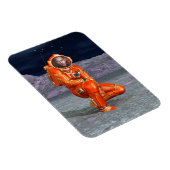 Astronaut Mars Space Explorer auf Alien Planet Magnet (Rechte Seite)