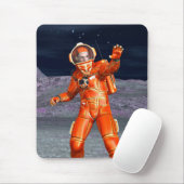 Astronaut Mars Space Explorer auf Alien Planet Mousepad (Mit Mouse)