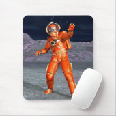 Astronaut Mars Space Explorer auf Alien Planet Mousepad (Mit Mouse)