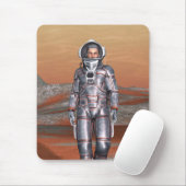 Astronaut Mars - Space Explorer auf Alien Planet Mousepad (Mit Mouse)