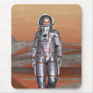 Astronaut Mars - Space Explorer auf Alien Planet Mousepad