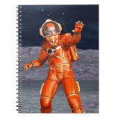 Astronaut Mars Space Explorer auf Alien Planet Notizblock (Vorderseite)