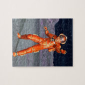 Astronaut Mars Space Explorer auf Alien Planet Puzzle (Horizontal)