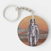 Astronaut Mars - Space Explorer auf Alien Planet Schlüsselanhänger (Vorderseite)