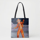 Astronaut Mars Space Explorer auf Alien Planet Tasche (Vorderseite)