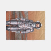 Astronaut Mars - Weltraumforscher auf einem außeri Fleecedecke (Vorderseite (Horizontal))