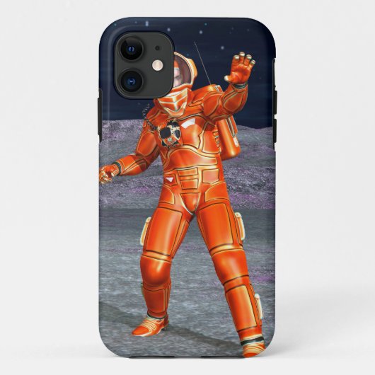 Astronaut Mars Weltraumforscher auf einem außerird Case-Mate iPhone Hülle (Rückseite)