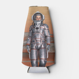 Astronaut Mars Weltraumforscher auf einem außerird Flaschenkühler