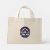 Astronaut Mini Stoffbeutel (Rückseite)