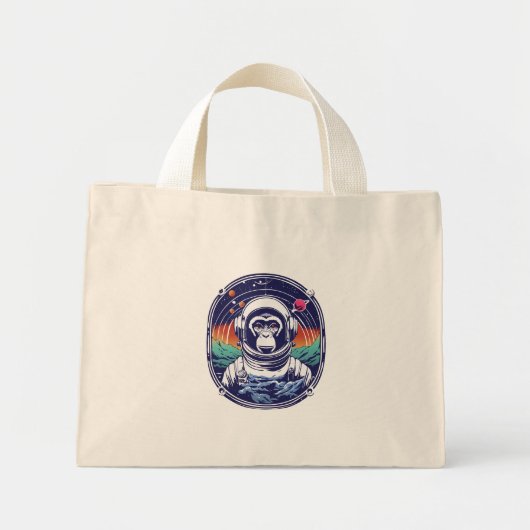 Astronaut Mini Stoffbeutel (Vorne)