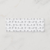 Astronaut Mini-Visitenkarte Mini Visitenkarte (Rückseite)