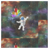Astronaut mit Balloons Stoff (Nahaufnahme)